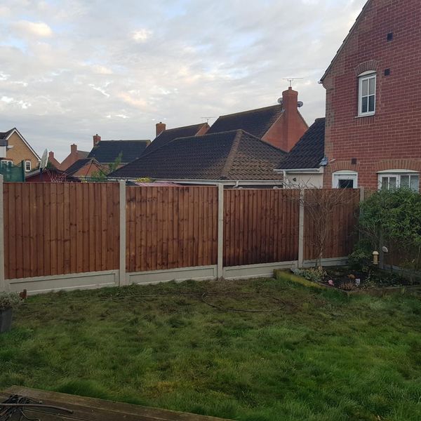 Close boarded fencing, Brentwood, Essex