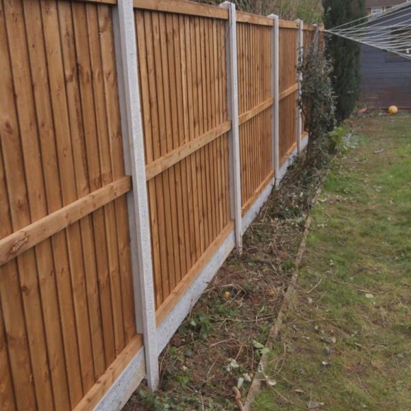 Close boarded fencing installation in Chelmsford, Essex